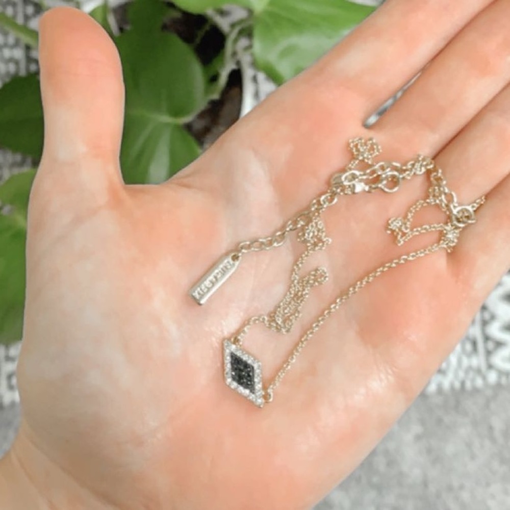 Bauble Bar Gold Crystal Necklace